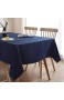 ENCOFT Tischdecke Rechteckige Abwaschbar Blau Polyester Tischtuch Wasserabweisend Geeignet für Home Küche Dekoration Verschiedene (Blau 140 x 220cm)