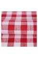 Hans-Textil-Shop Tischdecke 100x100 cm Vichy Karo 1x1 cm Rot Baumwolle (Karomuster Kariert Landhaus Deko)