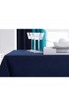 Home Direct Qualitäts Tischdecke Textil Eckig 150 x 250 cm Farbe wählbar Dunkelblau