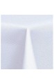 Maltex24 Textil Tischdecke - Leinen Optik - wasserabweisend oval (Weiss oval 135x180)