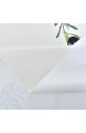Plenmor PVC Tischdecke Plastik Quadrat für Küche Esstisch Kunststoff Wischtuchreinigung Tischdecke für Indoor Outdoor (137 x 137 cm Oliven)