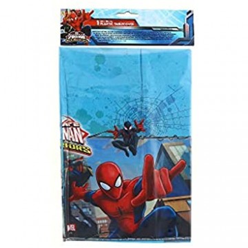 Procos 85155 - Tischdecke Ultimate Spiderman Web Warriors Größe 120 x 180 cm Partydekoration Kindergeburtstag