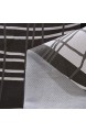 Unimall Tischdecke Plastik wasserdicht 140 x 240 cm gestreift Grau/Weiß 140x240 cm