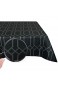 Valia Home Tischdecke Tischtuch Tafeldecke abwaschbar wasserdicht schmutzabweisend Lotuseffekt pflegeleicht Teflon behandelt eckig 140 x 280 cm dunkel-grau
