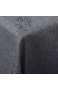 WOLTU TD3044gr Tischdecke Tischtuch Leinendecke Leinen Optik Lotuseffekt Fleckschutz pflegeleicht abwaschbar schmutzabweisend Farbe & Größe wählbar Eckig 130x260 cm Grau