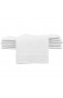CleverDelights Servietten aus weißem Leinen 50 8 x 50 8 cm 100 % reines Leinen 6 Stück
