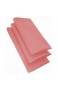 Damilo 3X Stoffservietten/Servietten aus 100% Baumwolle 44cm x 44cm in der Farbe Rosa