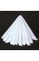 heimtexland Edle Stoffservietten 2er Pack in weiß mit Hohlsaum 40 x 40 cm Servietten aus Stoff Ökologisch 100% Baumwolle Maschinenwäsche 60° Typ522