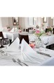 Jucoan 24 Stück weiße Stoffservietten 43 2 x 43 2 cm Polyester waschbar wiederverwendbar für Abendessen Restaurant Hotel Hochzeiten Partys