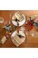 Pac Mac Stoffservietten Vintage-Stil ägyptische Wandbilder Anubis-Servietten ideal für Küchen Hochzeiten Partys Urlaub Thanksgiving und Weihnachten 20x20inx4