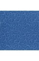 Papstar 50 Servietten ROYAL Collection 1/4-Falz 40 cm x 40 cm dunkelblau Casali #84888