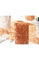 Sovie HORECA Serviette Cascade | saugstarke Airlaid-Servietten 40x40 cm | hochwertige Einweg-Servietten | ideal für Hochzeit & Feiern | 50 Stück | Orange