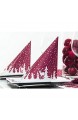 Sovie HORECA Serviette Marvin in Bordeaux | Linclass® Airlaid | Weihnachtsserviette festlich stilvoll | 40x40cm | 50 Stück