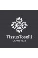 Tissus Toselli 2 Servietten Stoffservietten Baumwollservietten Deckchen Mediterran Frankreich 60% Baumwolle 40% Polyester (Durance Ecru Beige)