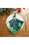 XiangHeFu Happy Hippo Mutter-Kind-Tisch Leicht zu reinigende Stoffservietten Mehrwegküche Abwaschbar