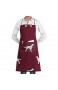 DG1S2A11A Irish Setter Hund RubySchürzen Küche Chef Lätzchen – Dinner is Coming Professional für Grillen/Backen/Kochen für Männer und Frauen