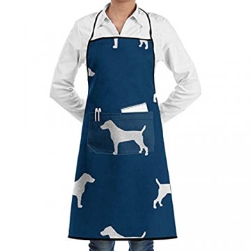 DG1S2A11A Jack Russell Dog – NavyAprons Kitchen Chef Lätzchen – Dinner is Coming Professional für Grillen/Backen/Kochen für Männer und Frauen