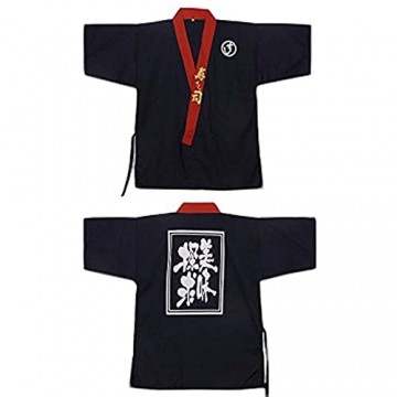 Goddness Bar Kimono Top Japanisches Restaurant Kellner Kleidung halbe Ärmel einheitliche Sushi Chef Jacke # 15