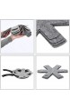 KADAX Pfannenschutz 4er Set rutschfest Stapelschutz Topfschutz aus Polyester Anti-Reibung Pfannenschoner Trennblatt-Set (Grau)