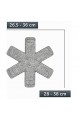 KADAX Pfannenschutz 4er Set rutschfest Stapelschutz Topfschutz aus Polyester Anti-Reibung Pfannenschoner Trennblatt-Set (Grau)
