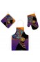 My Daily Kochschürze mit Taschen Ofenhandschuh und Topflappen Set schöne afrikanische Frau verstellbare Schürze Mikrowellen-Handschuh Topflappen 3-teilig Küchengeschenk-Set