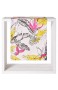 Proflax Tischdecke Summer 50x160cm l Blüten-Mix l gelb-pink
