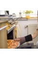 esafio Ofenhandschuhe Hitzebeständige Topflappen mit Lederaußenschicht Anti-Rutsch Anti-Cracking Grillhandschuhe 1 Paar Geeignet für Kochen Backen Grillen