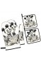 ESCFLAG Mickey Minnie Topfhandschuhe und Topflappen Sets (4-teiliges Anzug) wasserdicht und hitzebeständig guter Kochassistent