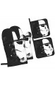 ESCFLAG Star Wars Topfhandschuhe und Topflappen Sets (4-teiliges Anzug) wasserdicht und hitzebeständig guter Kochassistent