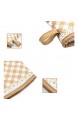 Losuya Ofenhandschuhe rutschfeste Baumwolle Gesteppte Handschuh-Küche Topflappen Kochhandschuhe Gitter-Stil (Rosa)