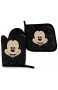 Ofenhandschuhe und Topflappen - Mickey Mouse Head Hitzebeständiger Küchenkochofen Handschuhe und Topflappen Set-8K