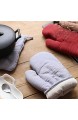 Sophie Nordinn ® Ofenhandschuhe Blau - Hitzebeständig Kochhandschuhe (2er Set) - Oven Gloves - Hochwertige Ofenhandschuh - Topflappen Handschuhe