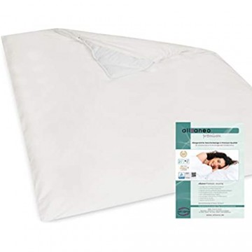allsaneo Premium Encasing Deckenbezug 240x220 cm Allergiker Bettwäsche extra weich und leicht Anti-Milben Zwischenbezug für die Bettdecke