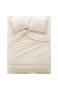Bettbezug mit Fransen Baumwolle Quaste für Doppelbetten 218 4 x 228 6 cm Weiß