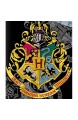 BrandMac ApS Harry Potter Wende-Bettwäsche-Set 2-teilig 100% Baumwolle Bettbezug 135x200 Kissenbezug 80x80 deutsche Standardgröße Hogwarts Gryffindor Slytherin