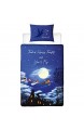 Character World Peter Pan Einzel-Bettbezug Design | Polycotton Happy Design zweiseitiger Bettbezug mit passendem Kissenbezug