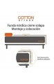 COTTON ARTean Wendbarer Bettbezug Mandala Aquarell für 150/160 cm breite Betten (240 x 260 cm) 50 % Baumwolle 50 % Polyester.