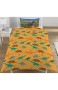 KidCollection Bettbezug für Einzelbett/Doppelbett Dinosaurier-Welt-Motiv Dinoherde Bettwäsche-Set „Jurassic“ (Einzelbettbezug)
