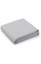 L1NK STUDIO Bettwäsche 240 X 220 cm - Bettbezug Baumwolle 100% (Perkal 200 Fäden) für Bett 150 cm Uni einfarbig Perla