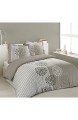 Vision Anna Bettbezug mit 2 passenden Kissenbezügen Baumwolle Beige 260 x 240 cm