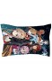 XWXBB Sword Art Online Bettbezug 3D-Bettwäsche Dreiteiliger Cartoon-Bettbezug Exquisites Muster-Bettbezug Bettbezug mit weichem Bettbezug für Anime-Fans (A04 Single 135x200cm)
