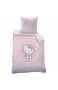 Hello Kitty Cerisier Bettwäsche-Set Baumwolle rosa 135 x 200 cm 2-Einheiten