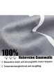KEAYOO Bettwäsche 155x 220 Grau Weiß Gestreift 100% Baumwolle mit Reißverschluss 2 teilig