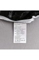 Loussiesd Schwarz Marmor Bettbezug Set 155x220cm Bettwäsche mit Reißverschluss and Tie Super Weiche Atmungsaktive Mikrofaser Bettwäsche Set mit Kissenbezug