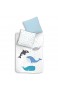 termana MEERESTIERE Bettwäsche Set · Kinder-Bettwäsche für Jungen & Mädchen · Ozean Delfin & Wal · Meer · Kissenbezug 80x80 + Bettbezug 135x200 cm - 100% Baumwolle