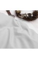 UMI. by - Mikrofaser Bettbezug-Set Schlafkomfort und weiches Bettwäsche-Set.(8 Größen 12 Farben)(135x200+1x80x80cm Weiß)