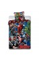 BrandMac Avengers Marvel Bettwäsche 200 x 135 80 x 80 100% Baumwolle