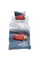 Cars Bettwäsche Bettbezug 135x200 80x80 Baumwolle · Kinderbettwäsche für Jungen Disney's Cars Auto · 2 teilig · 1 Kissenbezug 80x80 + 1 Bettbezug 135x200 cm