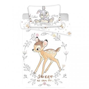 Disney Bambi Sweet Baby-Bettwäsche Set 100 x 135 cm + 40 x 60 cm Baumwolle