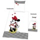 Herding Bettwäsche- Set Disney's Minnie Mouse Kopfkissenbezug 80x80cm Bettbezug 135x200cm Renforcé mit Qualitäts- Reißverschluss